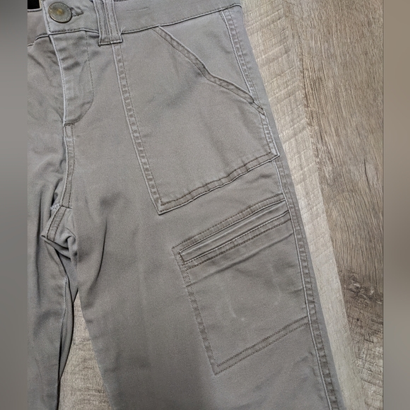 Democracy Ab Technology Greige Skinny Jeans Side Pockets Size 6 - Picture 2 of 13